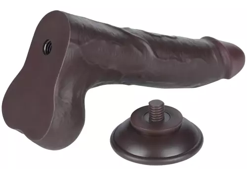 Dildo Sliding Skin 16 x 4.2 cm Zwart – 10/10