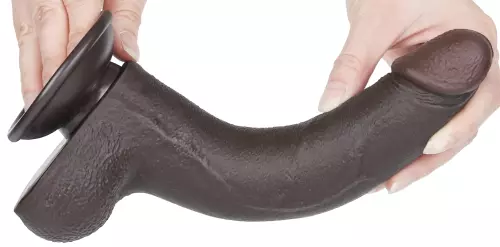 Dildo met Ballen Sliding Skin 17 x 4cm Zwart – 6/9
