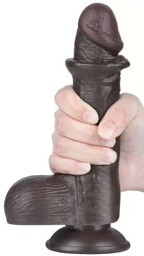 Dildo Sliding Skin 13 x 3.7cm Schwarz – 1/9