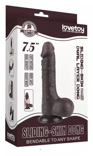 Dildo Sliding Skin 13 x 3.7cm Schwarz – 2/9