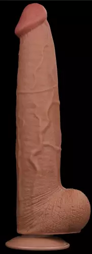 Dildo Sliding Skin 26 x 6cm Braun – 9/15