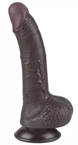Dildo Sliding Skin 14 x 3.5 cm Zwart – 3/9