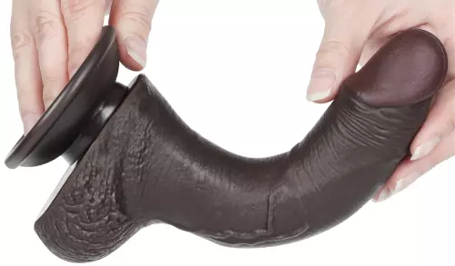 Dildo Sliding Skin 14 x 3.5 cm Zwart – 4/9