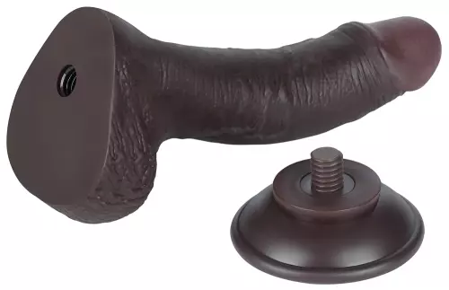 Dildo Sliding Skin 14 x 3.5 cm Zwart – 9/9