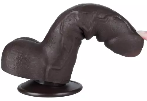 Dildo Sliding Skin 12 x 3.7 cm Zwart – 5/9