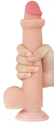 Dildo met Balzak Sliding Skin 17 x 3.5cm – 1/6