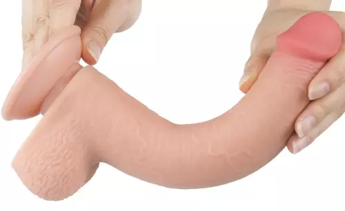 Dildo met Balzak Sliding Skin 17 x 3.5cm – 5/6