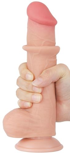 Dildo met Balzak Sliding Skin 15 x 4.5cm
