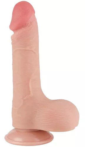Realistische dildo met balzak SLIDING SKIN 13 x 3.7cm – 3/6