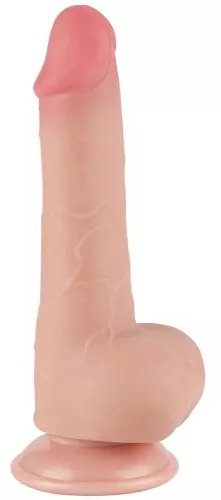 Dildo met balzak Sliding Skin 13 x 3.8cm – 2/6