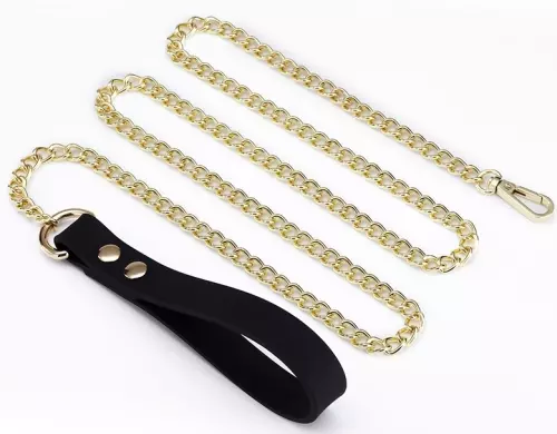 Halsband Leine Luxury Gold – 2/4