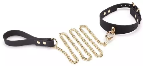 Halsband Leine Luxury Gold – 4/4