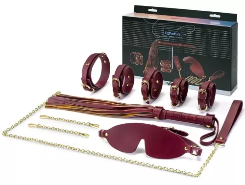 SM-Koffer 5-teilig Sex Navy Bordeaux – 1/3