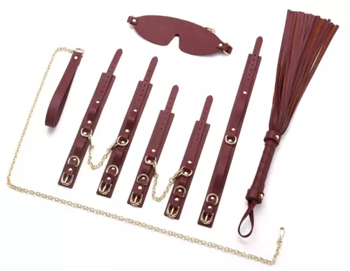 SM-Koffer 5-teilig Sex Navy Bordeaux – 2/3