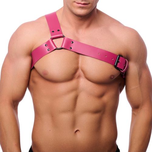 Half Leather Harness Pink