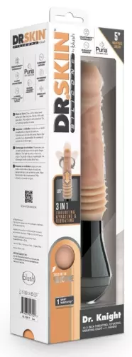 Stootdildo roterend Dr Knight 13 x 3,8cm – 2/10