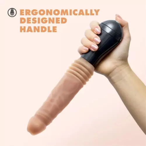 Stootdildo roterend Dr Knight 13 x 3,8cm – 3/10