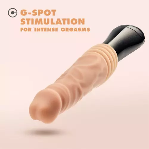 Stootdildo roterend Dr Knight 13 x 3,8cm – 7/10