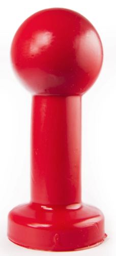 ZIZI BIG POP Anal Plug 13 x 6 cm Red
