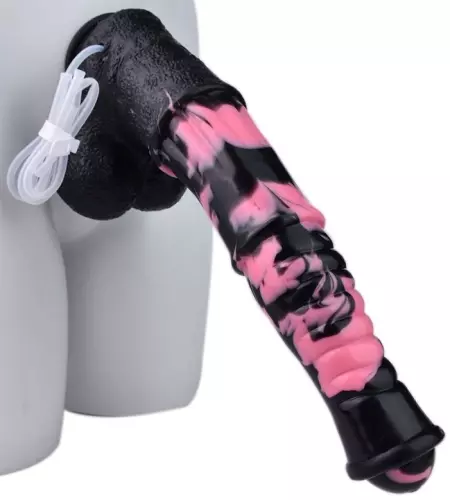 Ejakulierender Dildo Horse Tinulf Squirt L 28 x 6.5 cm Schwarz-Rosa – 5/7