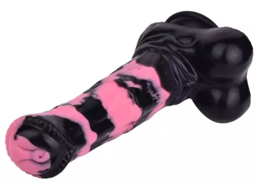 Dildo Horse Hurulf S 18 x 4.7cm Schwarz-Rosa – 6/8