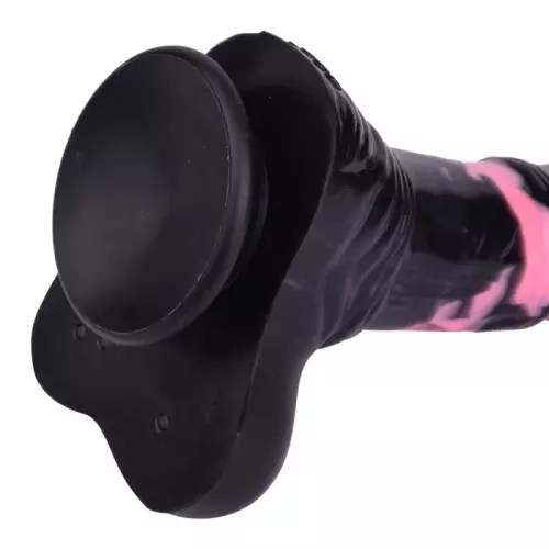 Dildo Horse Hurulf S 18 x 4.7cm Schwarz-Rosa – 8/8