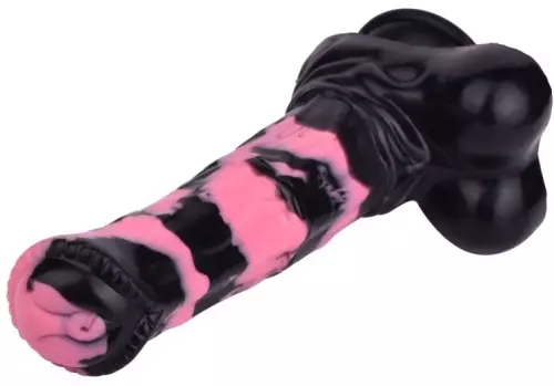 Dildo Horse Hurulf M 24.5 x 6.5cm Schwarz-Rosa – 6/8
