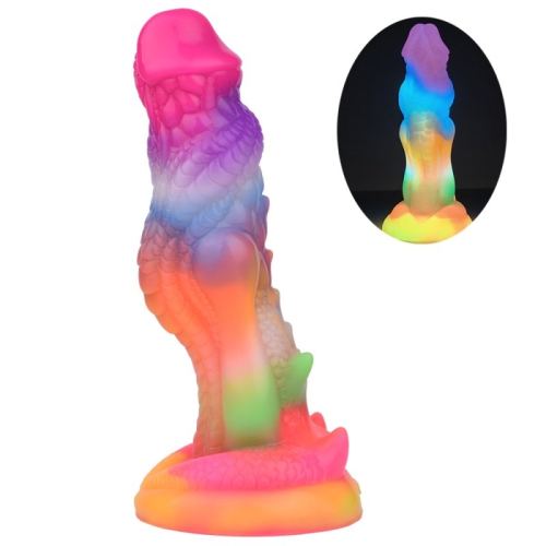 ALIENY Phosphorescent Dildo 18 x 4.8cm