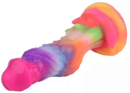 Phosphoreszierender Dildo ALIENY 18 x 4.8cm – 3/9