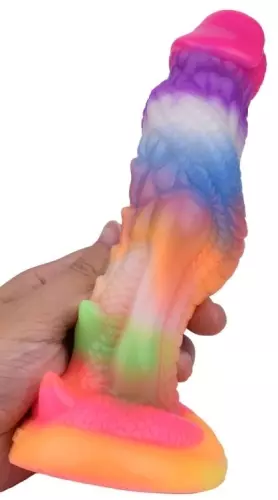 Phosphoreszierender Dildo ALIENY 18 x 4.8cm – 8/9