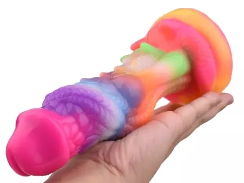 Phosphoreszierender Dildo ALIENY 18 x 4.8cm – 9/9