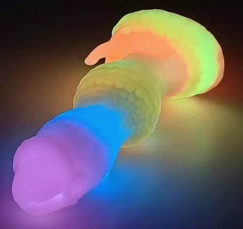 Fosforescerende Dildo Calieny 15 x 5.3cm – 7/7