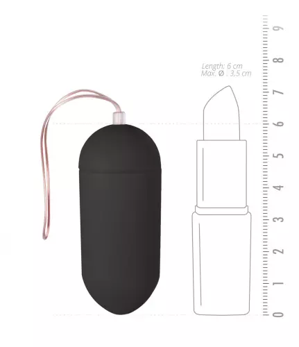 Vibrierende Ei Secret Control Schwarz - 7.6 x 3.4 cm – 4/6
