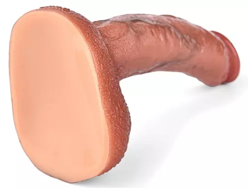 Dildo Curved Balls 16 x 3.5cm Bruin – 4/9