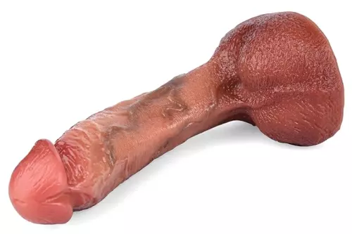 Dildo Curved Balls 16 x 3.5cm Bruin – 7/9