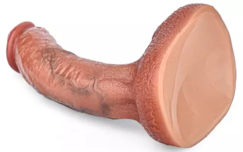 Dildo Curved Balls 16 x 3.5cm Bruin – 8/9