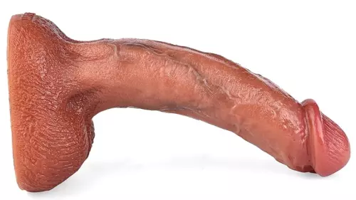 Dildo Curved Balls 16 x 3.5cm Bruin – 9/9