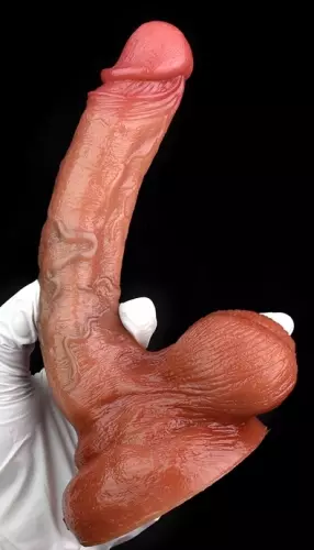 Curved Big Dildo 16 x 3.6cm Brown – 5/9