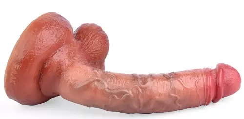 Curved Big Dildo 16 x 3.6cm Brown – 8/9