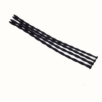 Set of 4 Silicone Urethral Sounds 30 cm - Diameter 3 to 6mm