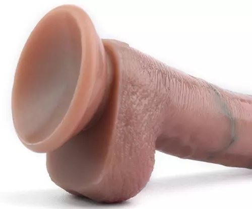 Dildo Skinnier Nico 13 x 3.7cm Bruin – 4/8