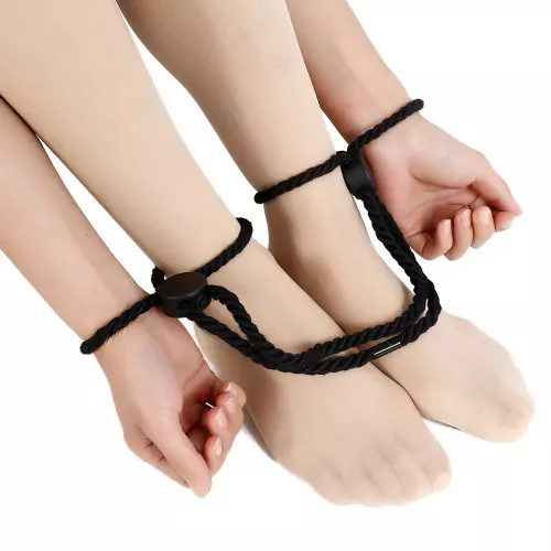 Double Rope Handcuffs Dualpurpose Black – 2/3
