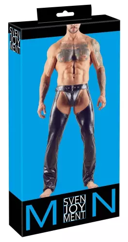BDSM Broek CHAPS Zwart – 3/6