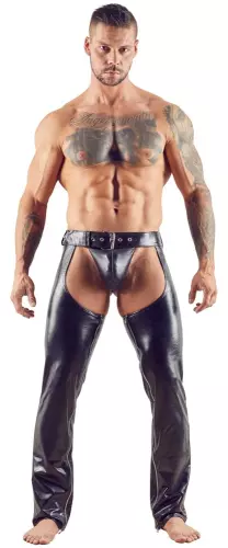BDSM Broek CHAPS Zwart – 4/6