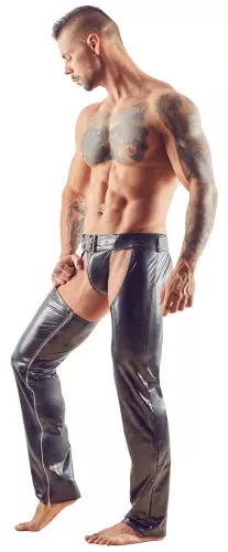 BDSM Broek CHAPS Zwart – 5/6