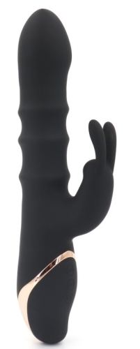 Vibro Rabbit Thrusties 13 x 3.8cm Schwarz