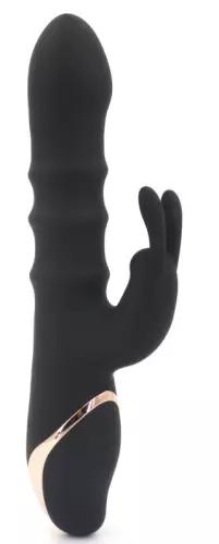 Vibro Rabbit Thrusties 13 x 3,8 cm Schwarz – 1/3