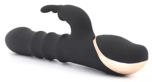 Vibro Rabbit Thrusties 13 x 3,8 cm Schwarz – 2/3
