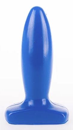 Slim Plug M I Love Butt 11 x 3.7 cm Blue