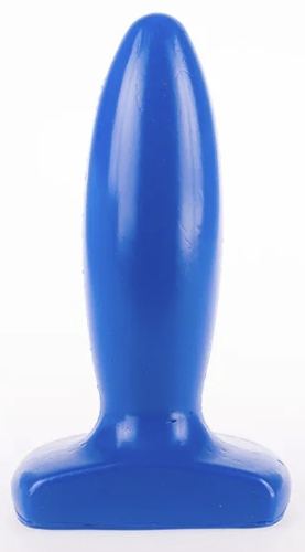 Slim Plug L I Love Butt 14 x 4.8 cm Blue
